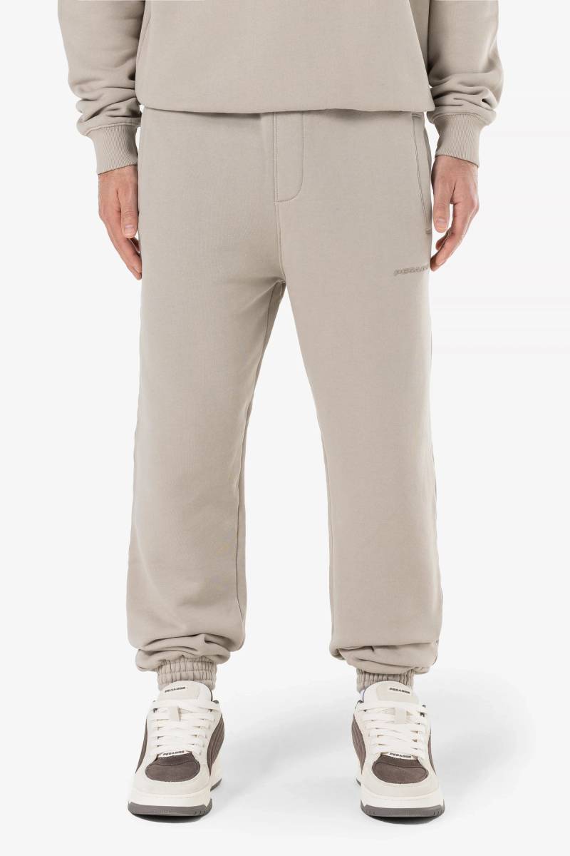 Logo Heavy Sweat Jogger Washed Dark Stone Gum von PEGADOR®