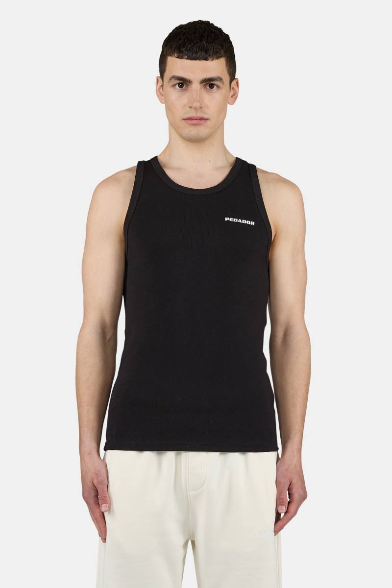 Logo Rib Undershirt Black von PEGADOR®