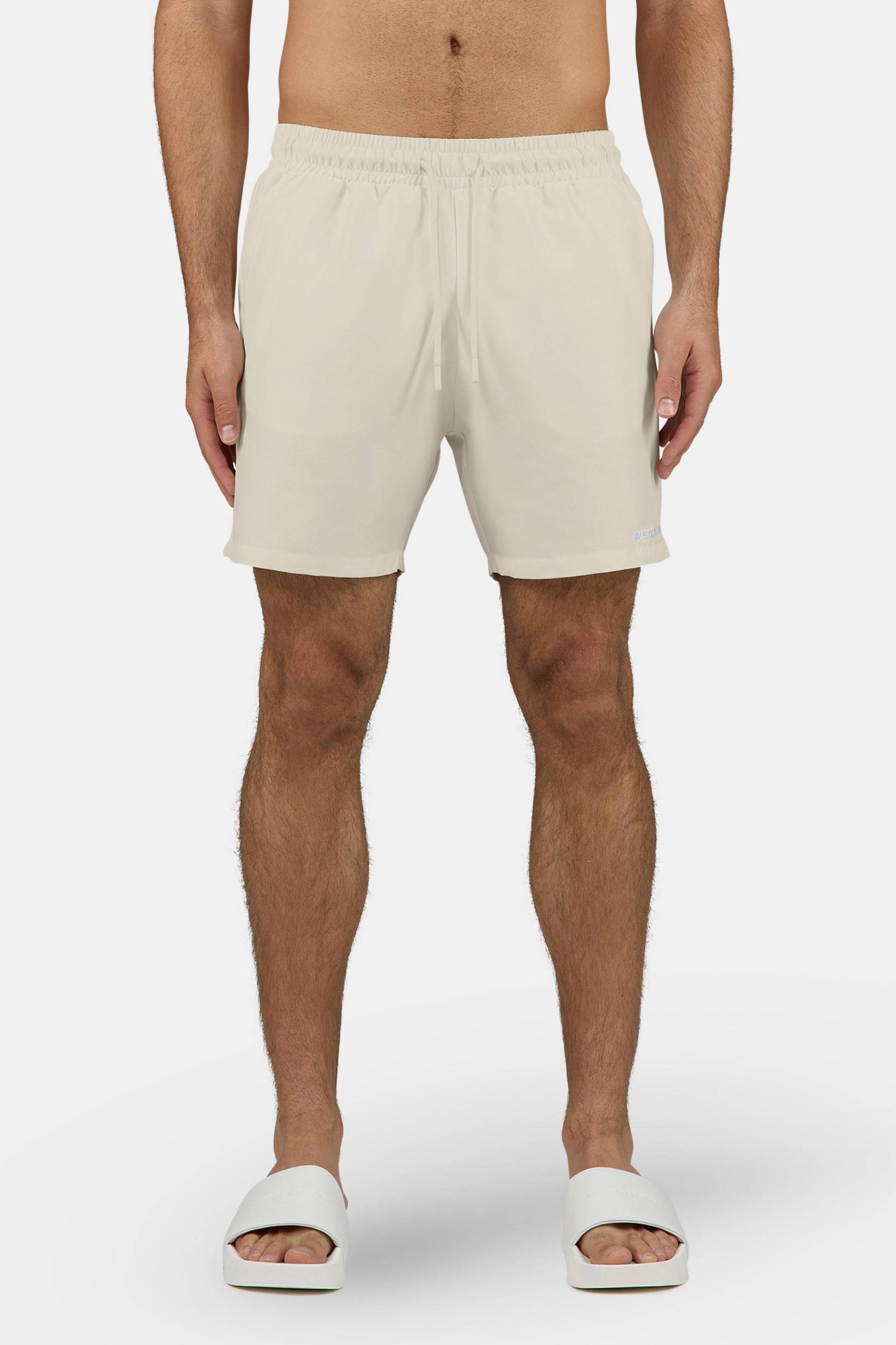 Logo Swim Shorts Light Beige White von PEGADOR®