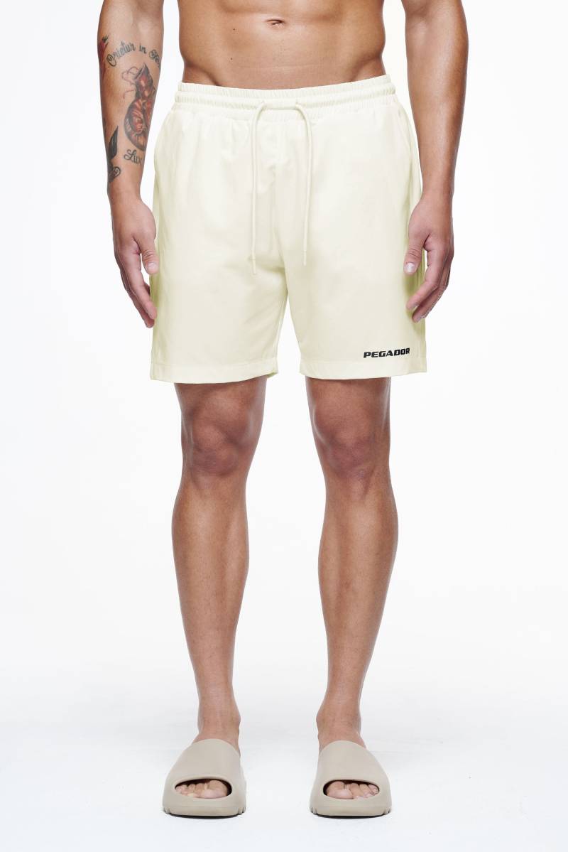 Logo Swim Shorts Unbleached von PEGADOR®