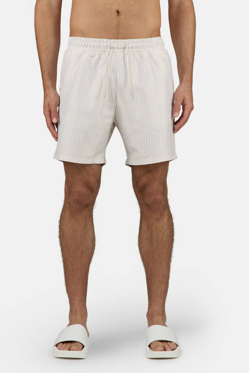 Manoc Swim Shorts Light Beige White von PEGADOR®