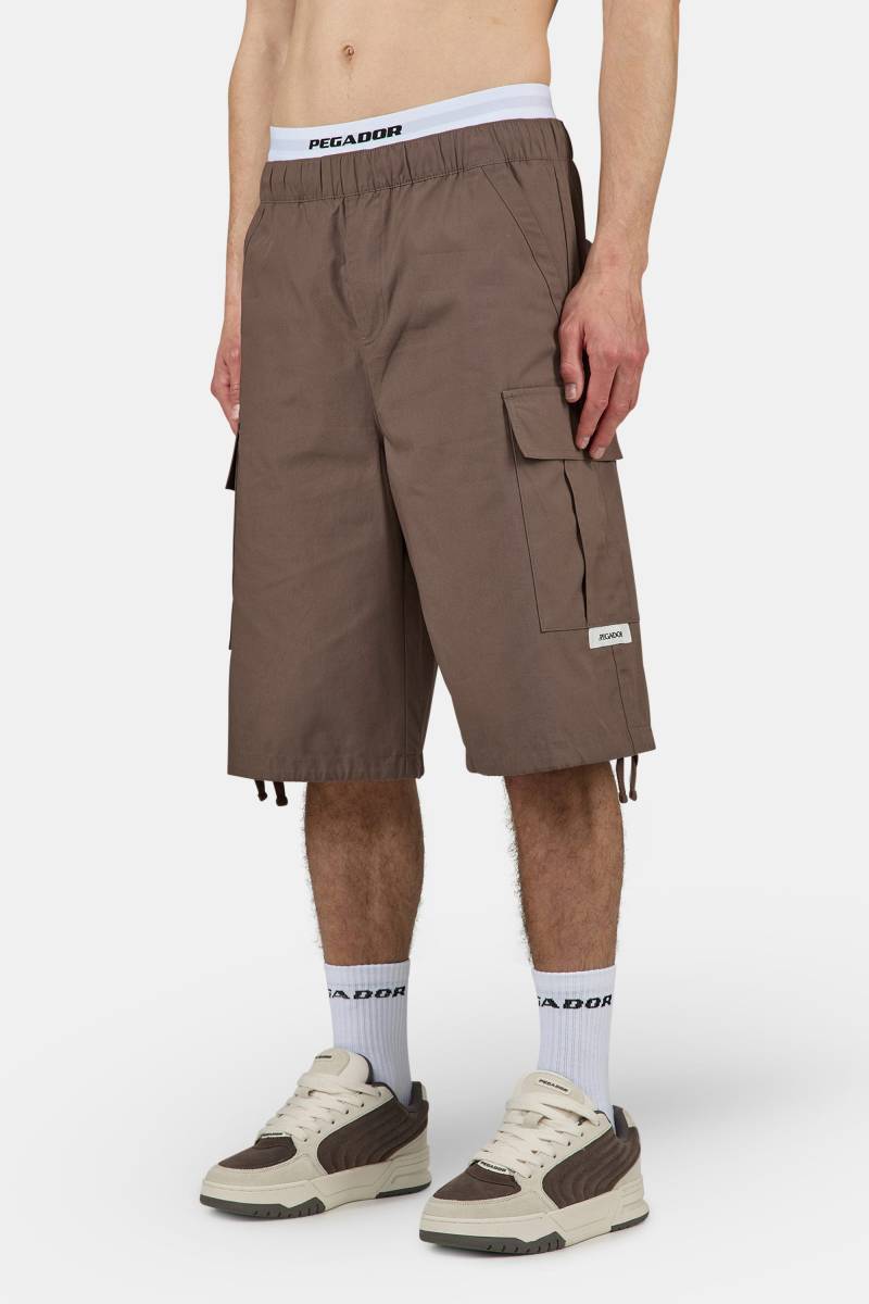 Meeker Parachute Shorts Cozy Brown von PEGADOR®