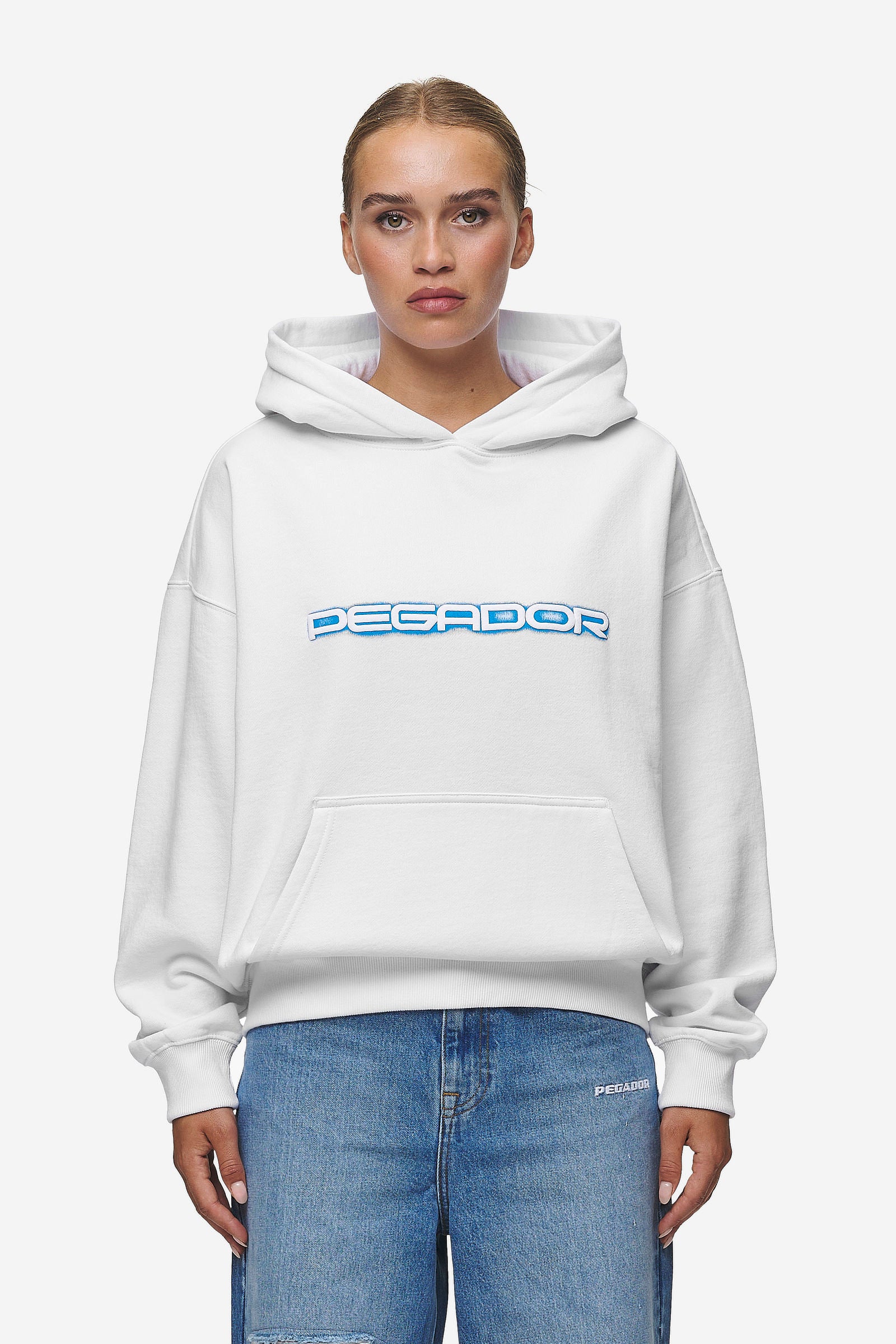 Mila Oversized Hoodie White von PEGADOR®