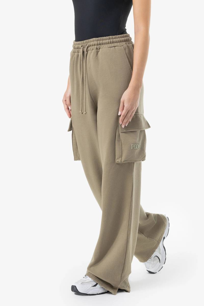 Namy Cargo Sweat Pants Washed Desert Taupe von PEGADOR®