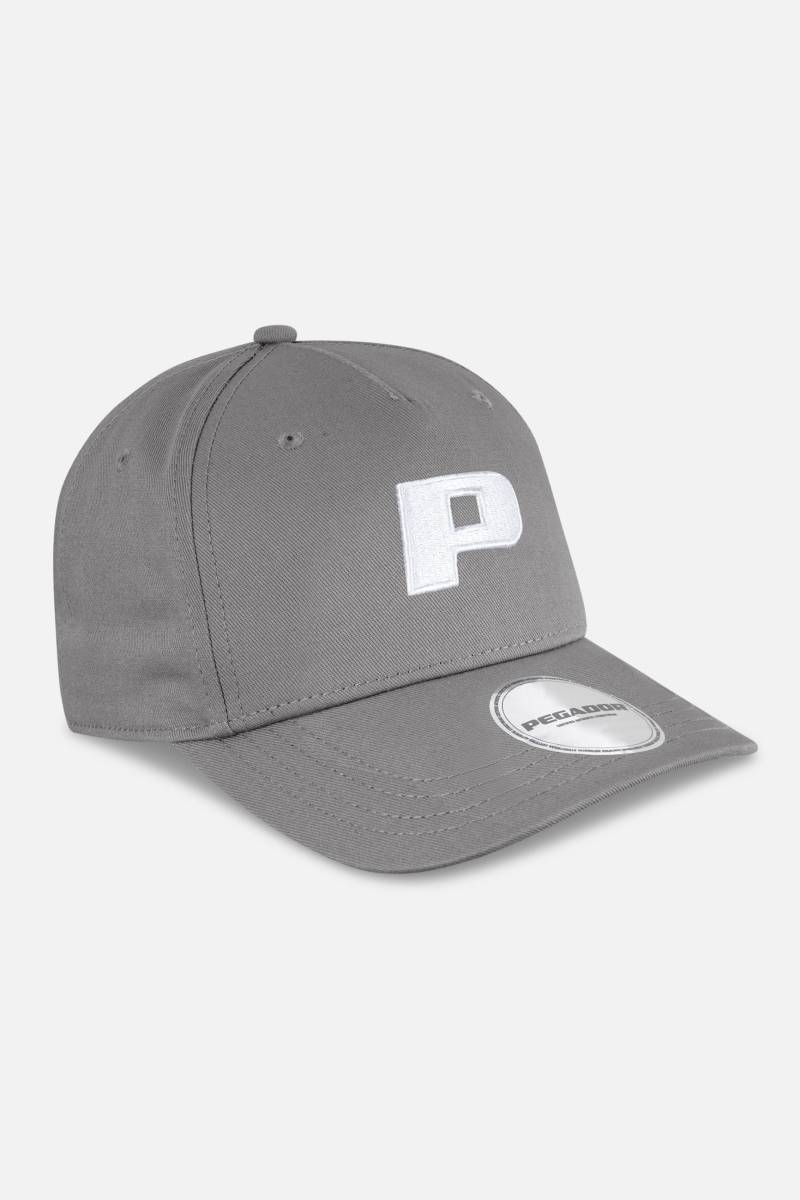 P Logo Cap Cool Grey White von PEGADOR®