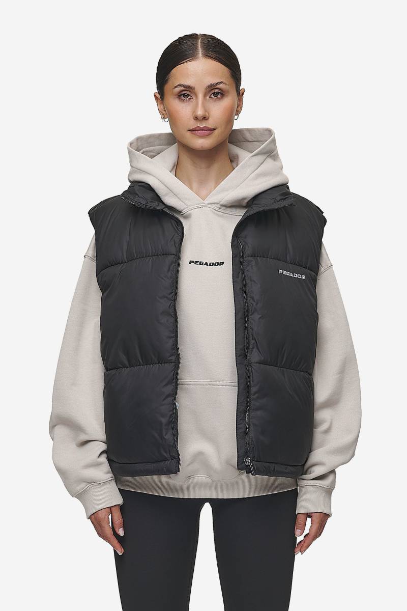Priory Puffer Vest Black von PEGADOR®