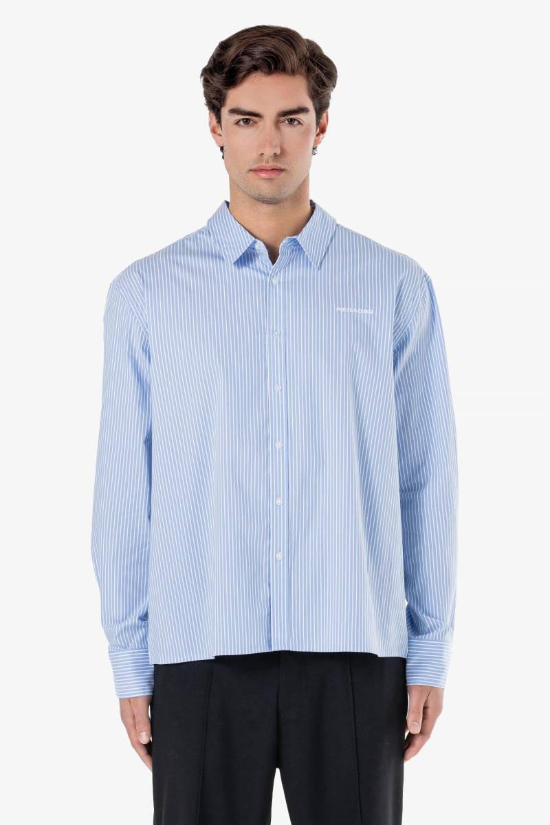 Raton Oversized Longsleeve Shirt Spring Blue White von PEGADOR®