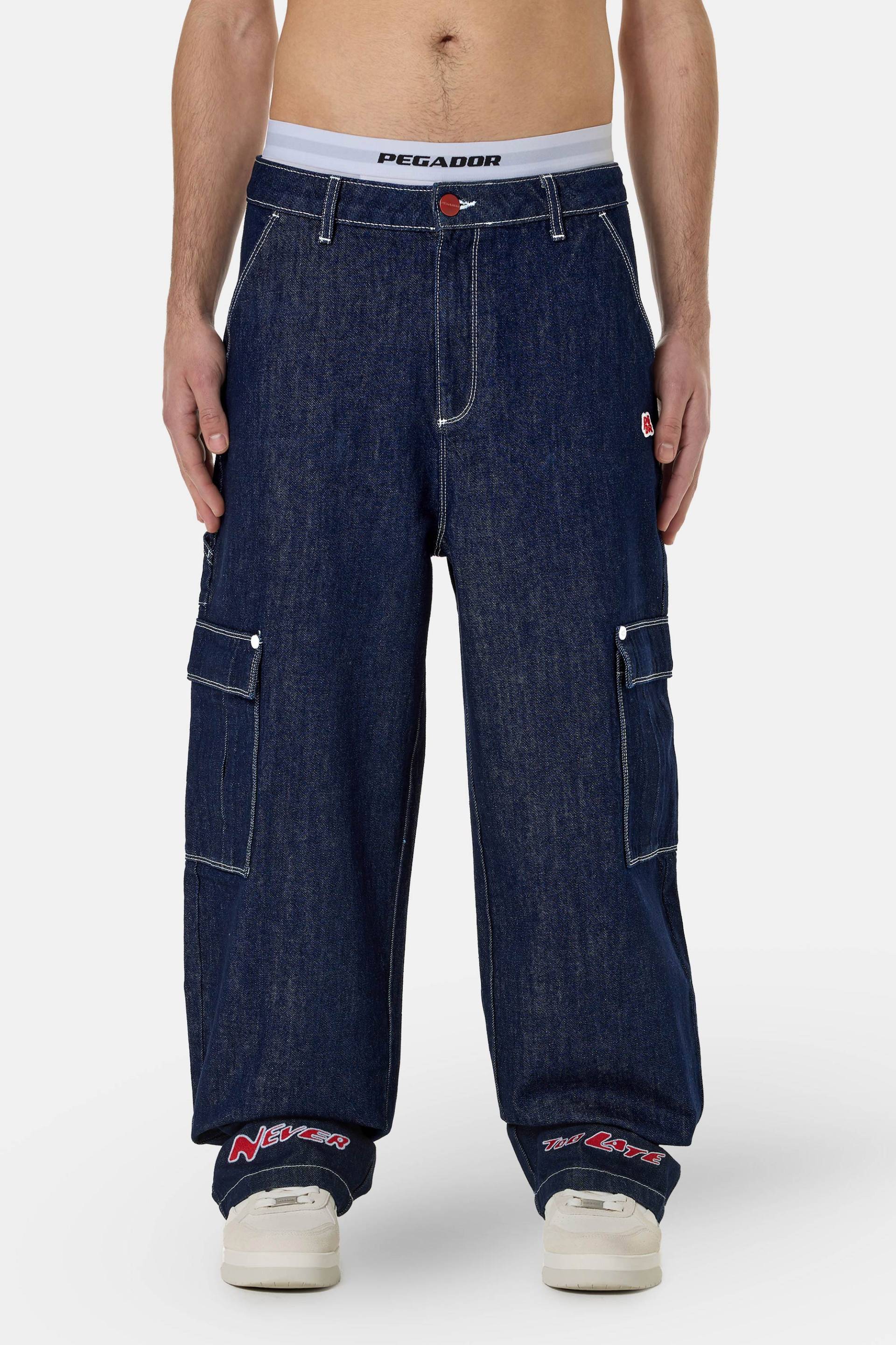 Renton Loose Jeans Dark Blue von PEGADOR®