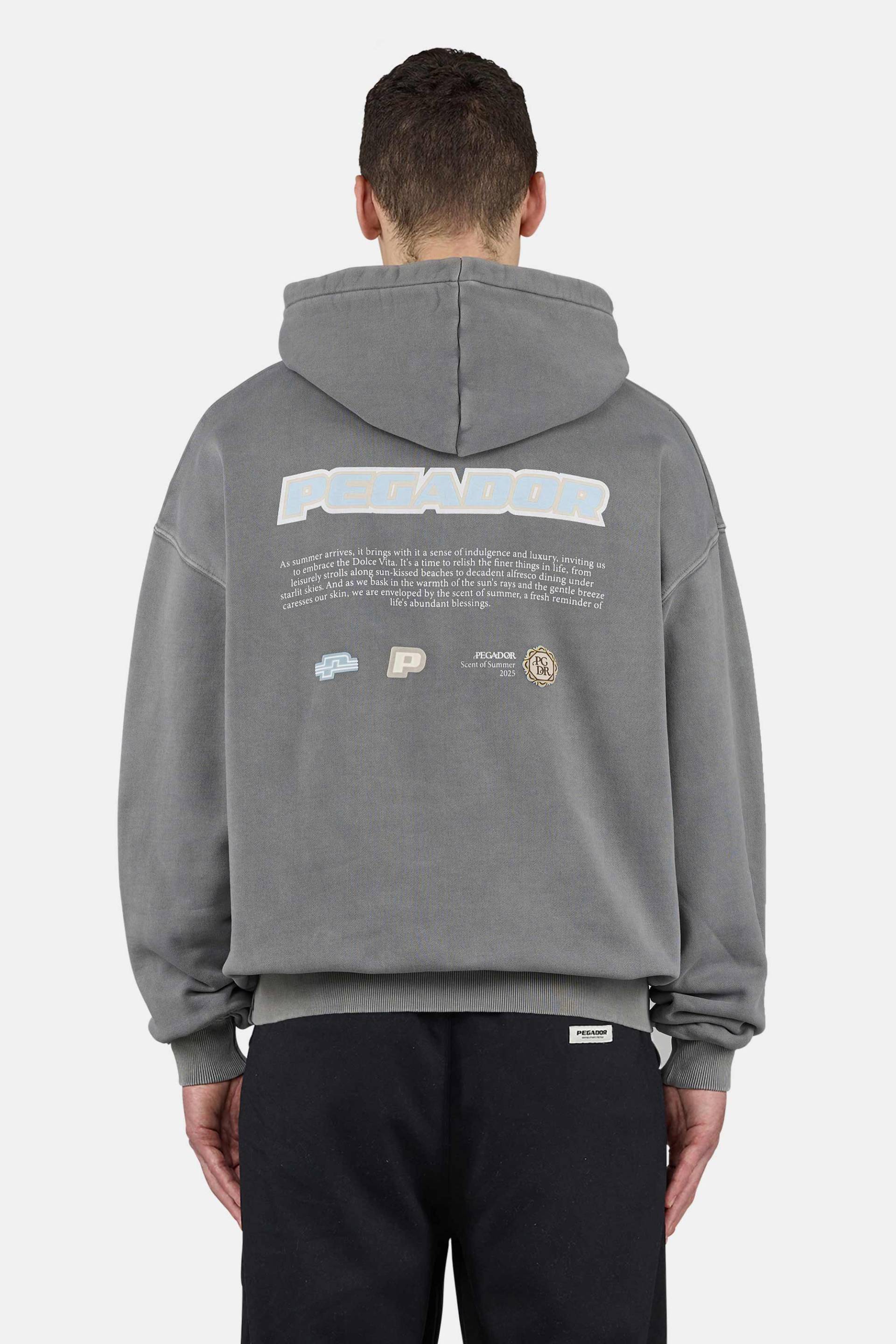 Sentinal Oversized Hoodie Vintage Grey von PEGADOR®