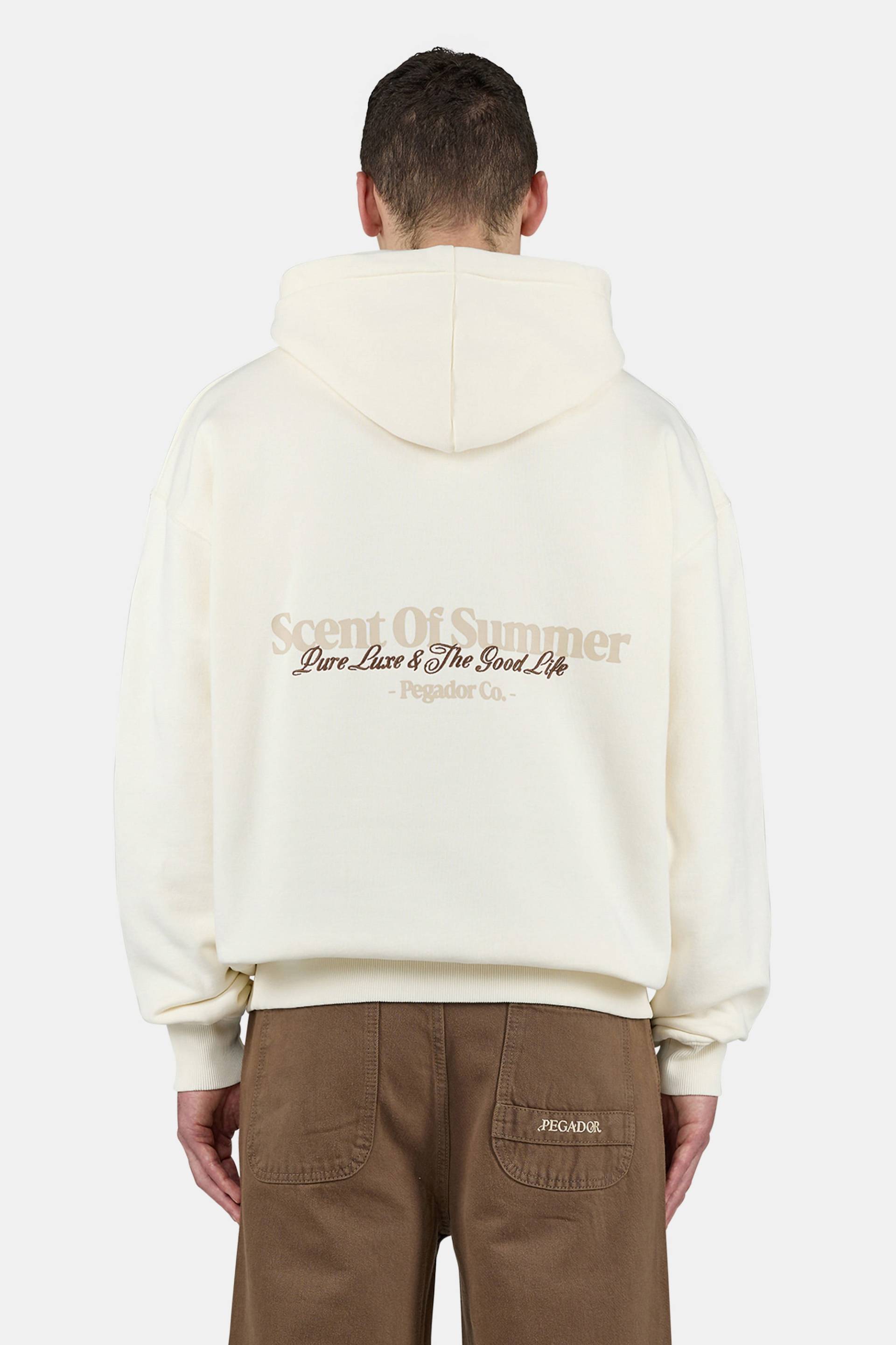 Sequia Oversized Hoodie Washed Unbleached von PEGADOR®