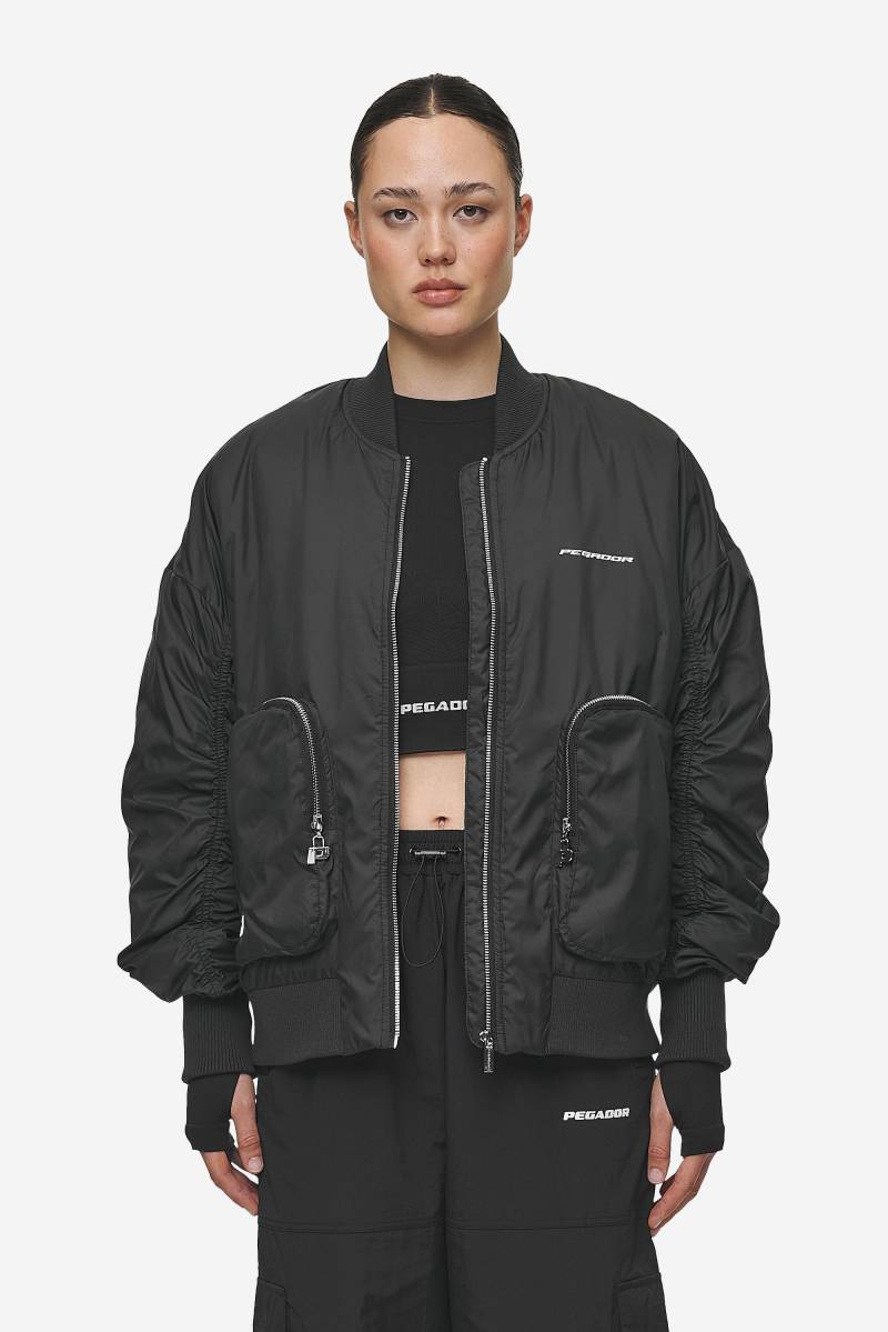 Shila Oversized Bomberjacket Black von PEGADOR®
