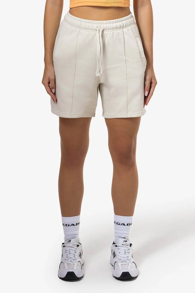 Sully High Waisted Short Vintage Washed Angels Cream Gum von PEGADOR®