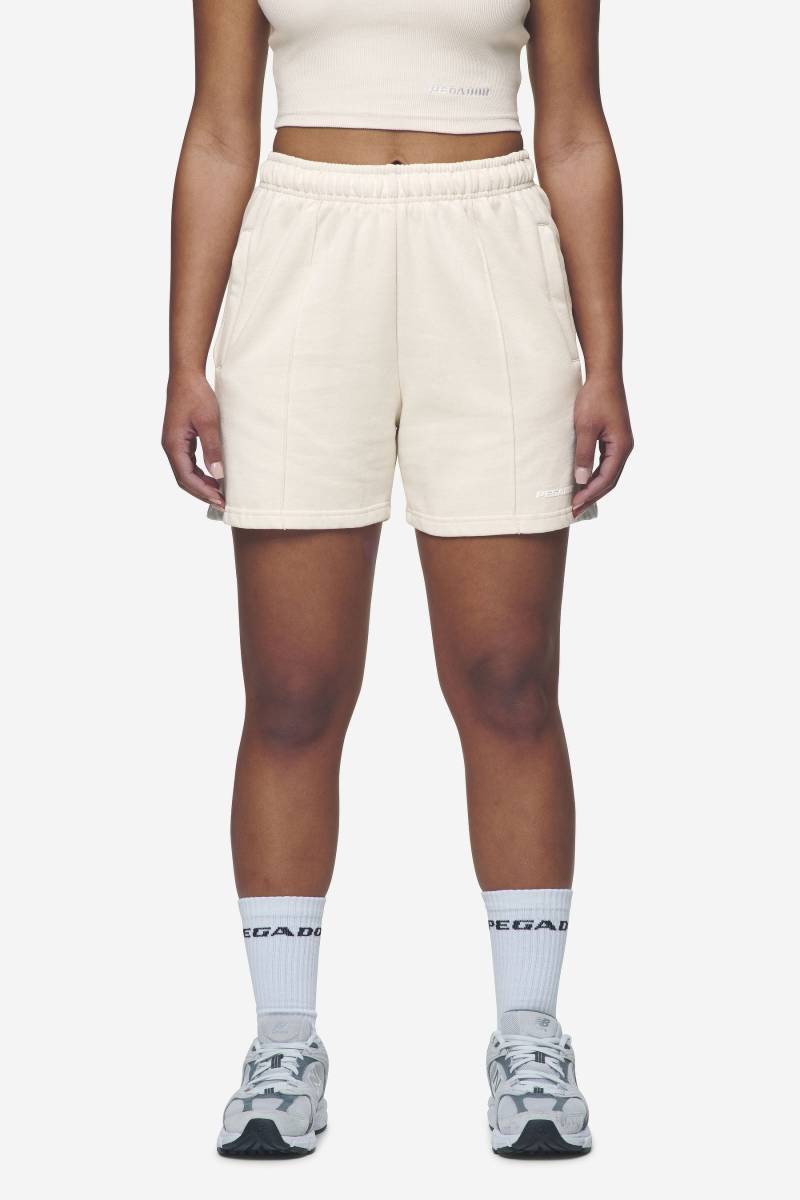 Sully High Waisted Shorts Washed Coast Sand White Gum von PEGADOR®