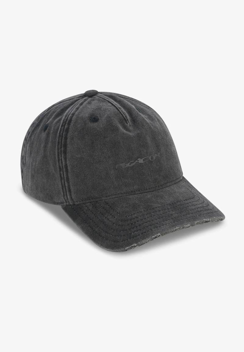 Tripole Washed Cap Black Black von PEGADOR®