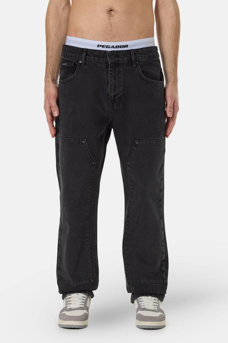 Vinto Carpenter Jeans Washed Black von PEGADOR®