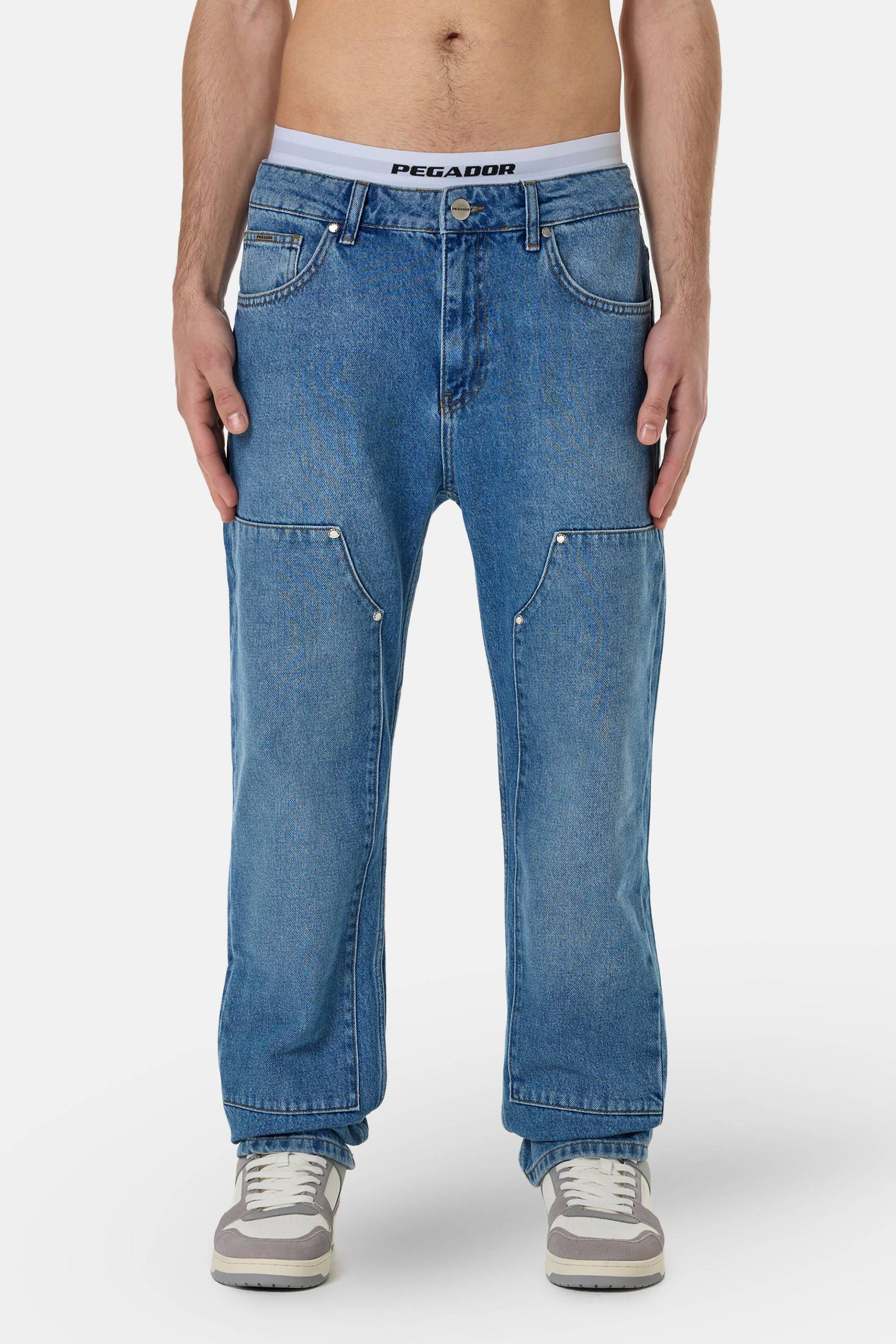 Vinto Carpenter Jeans Washed Blue von PEGADOR®
