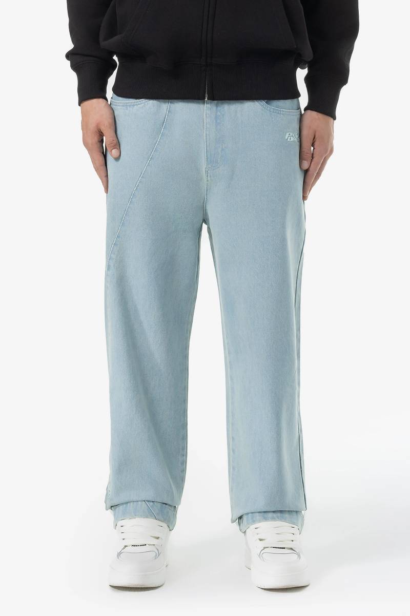 Waco Wide Baggy Jeans Sand Washed Blue von PEGADOR®
