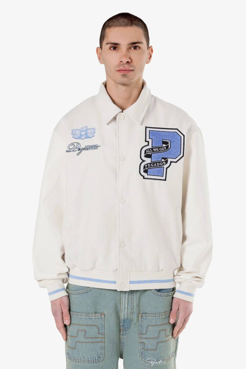 Wayten Varsity Jacket Warm White von PEGADOR®