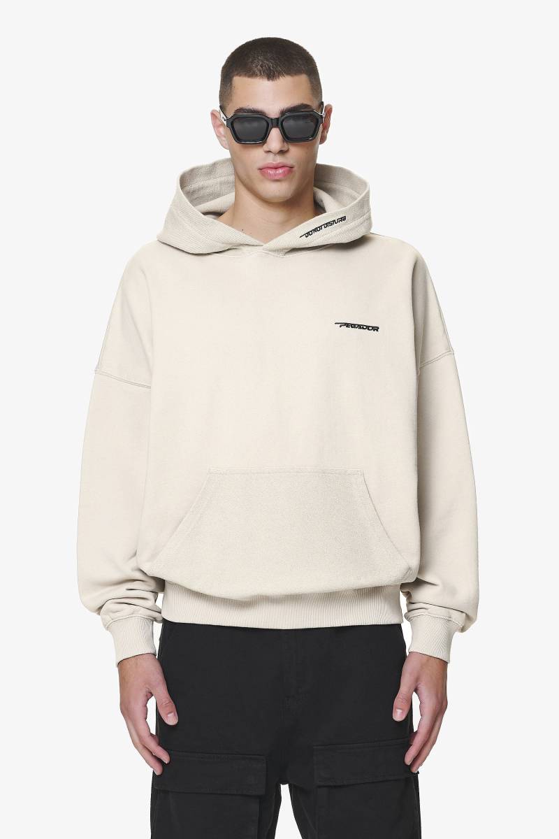 Wintor Inside Out Terry Boxy Hoodie Washed Dust Cream von PEGADOR®