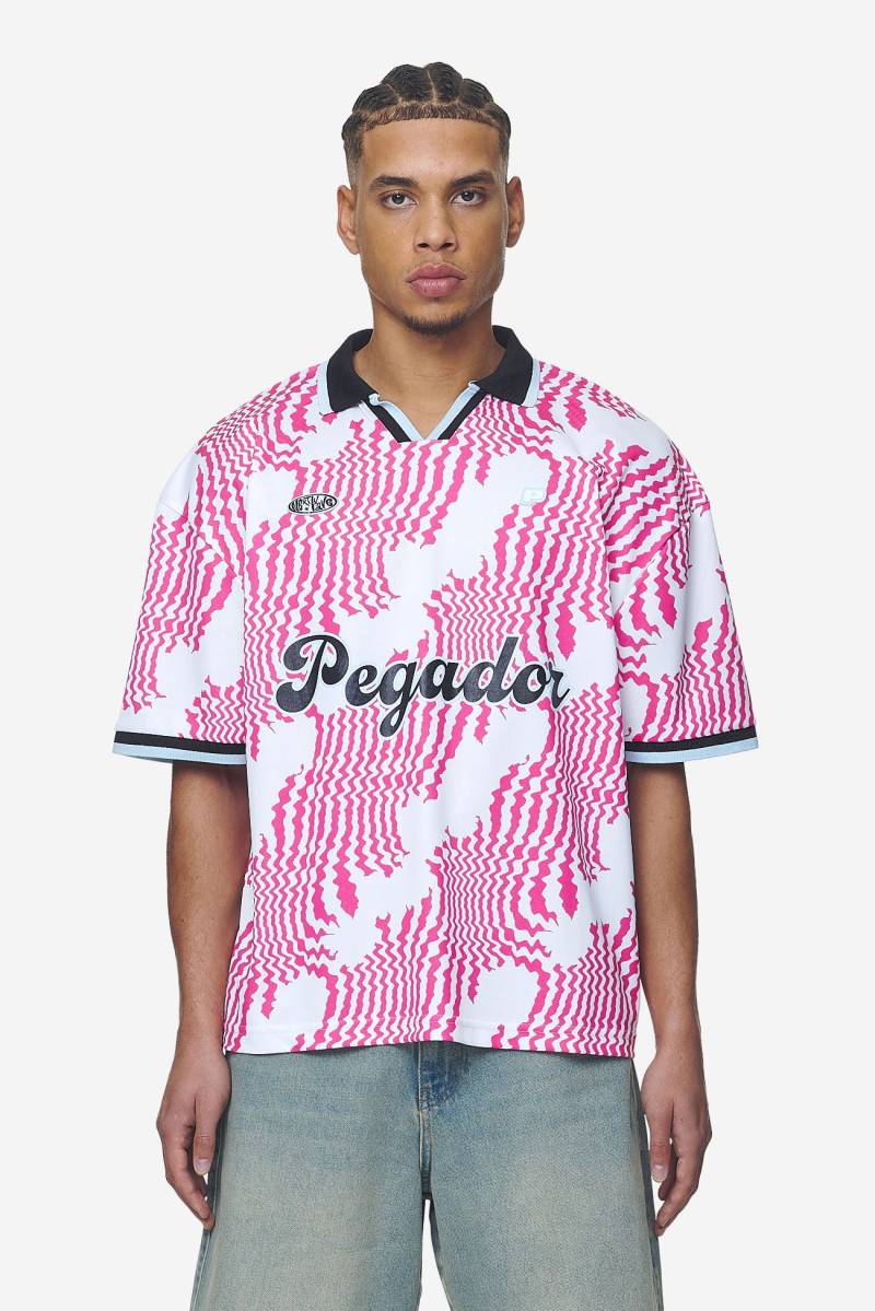 Worden Boxy Trikot White Pink von PEGADOR®