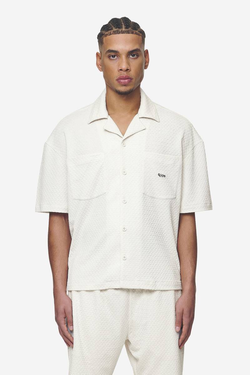 Wyton Structured Summer Shirt Salty Cream von PEGADOR®