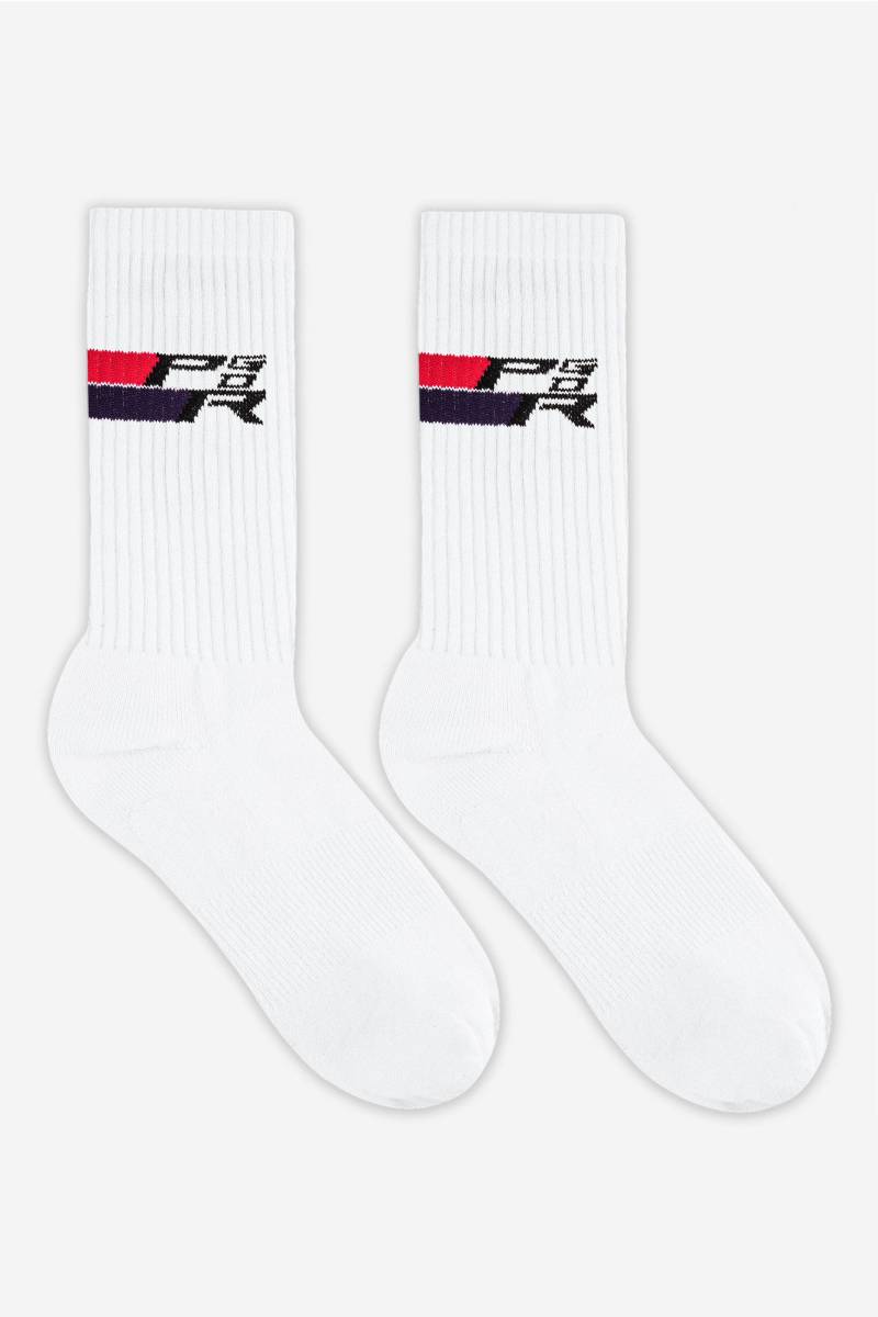 Yama Socks White Virtual Pink Deep Purple von PEGADOR®