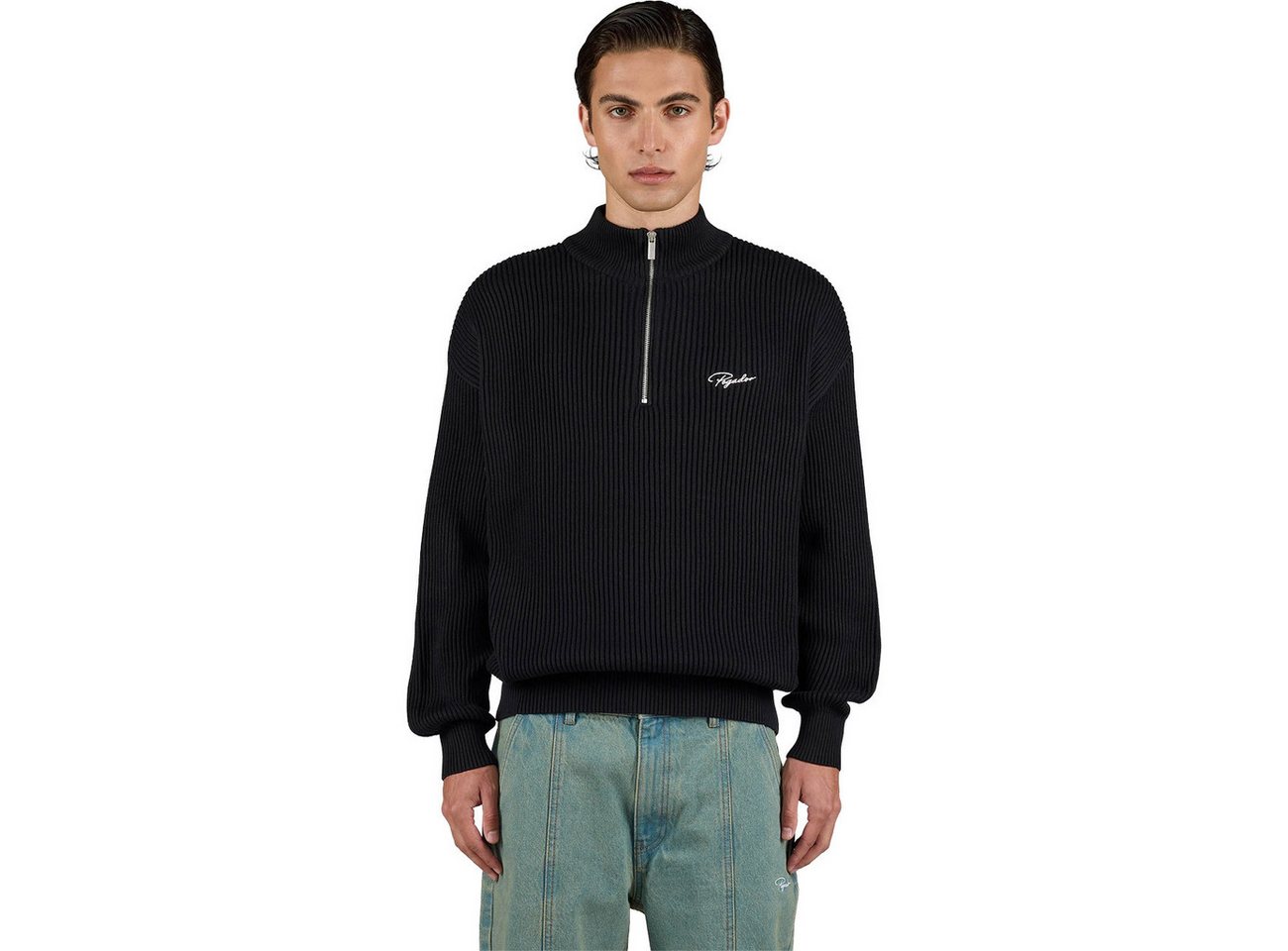 PEGADOR Sweatshirt Signar Oversized Halfzip Knit Sweat Signar Oversized Halfzip Knit Sweat von PEGADOR
