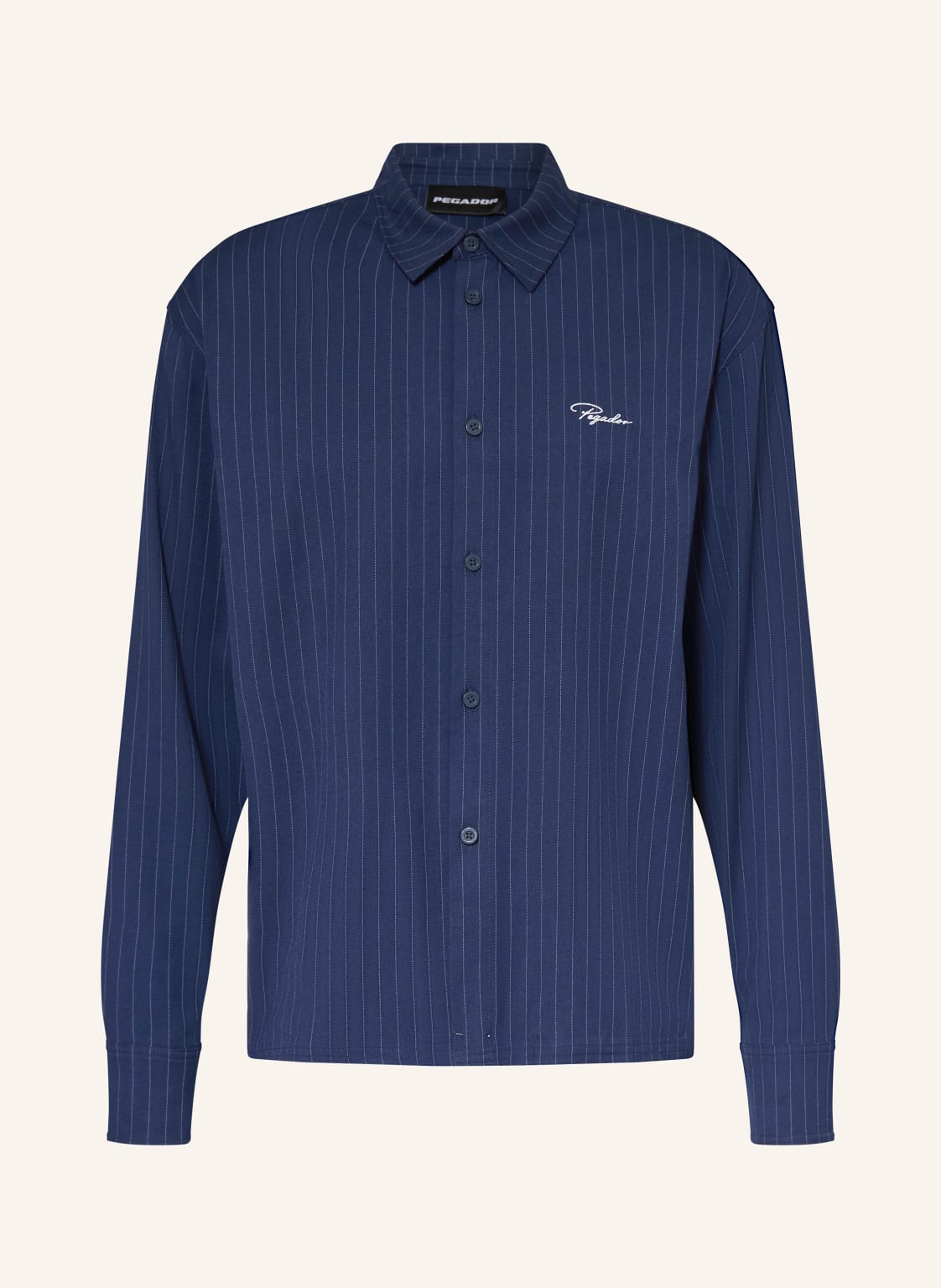 Pegador Hemd Pikal Oversize Fit blau von PEGADOR