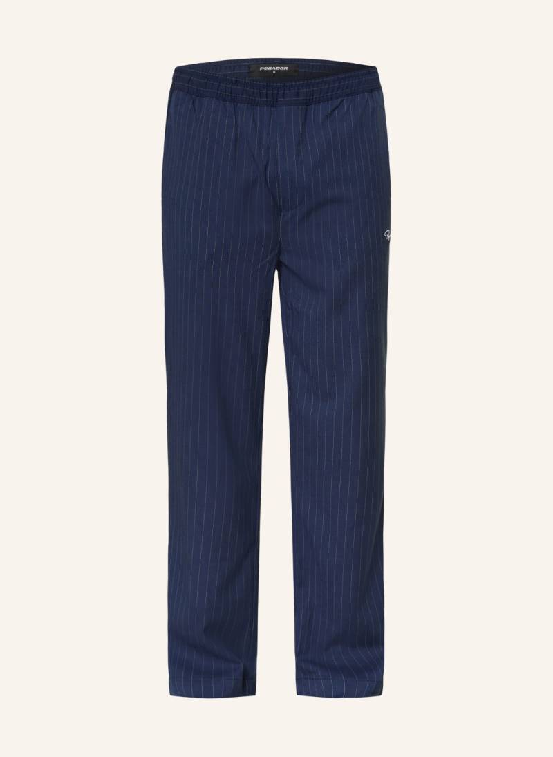 Pegador Hose Pikal Im Jogging-Stil Regular Fit blau von PEGADOR