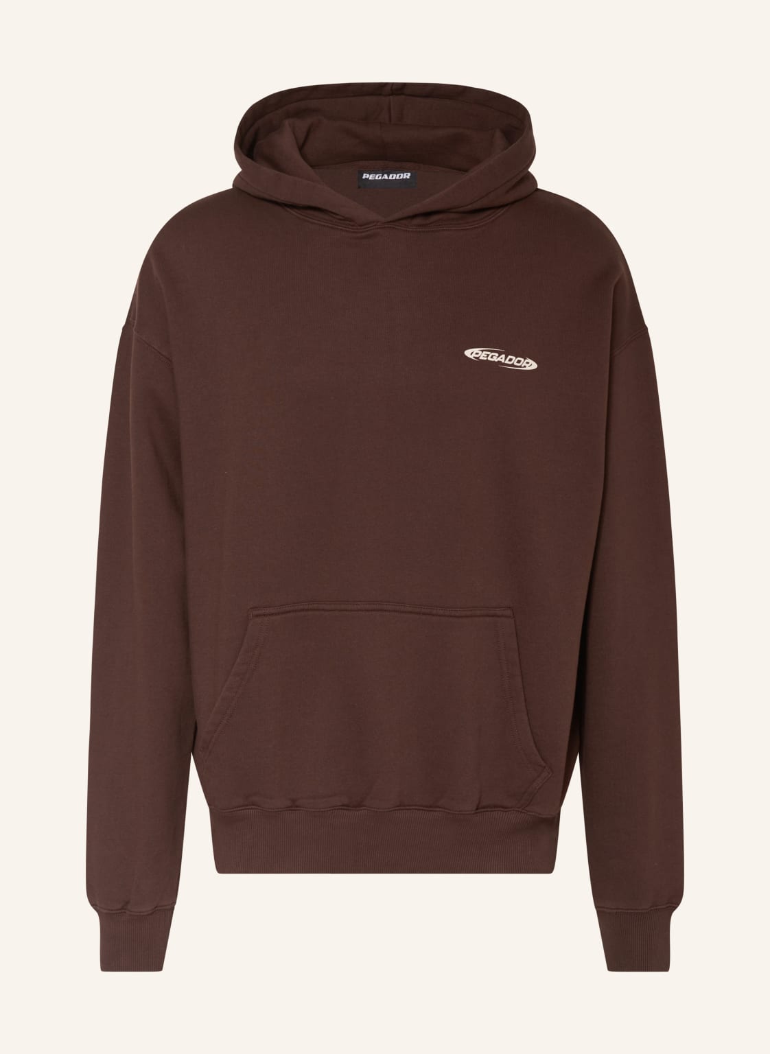 Pegador Oversized-Hoodie Crail braun von PEGADOR