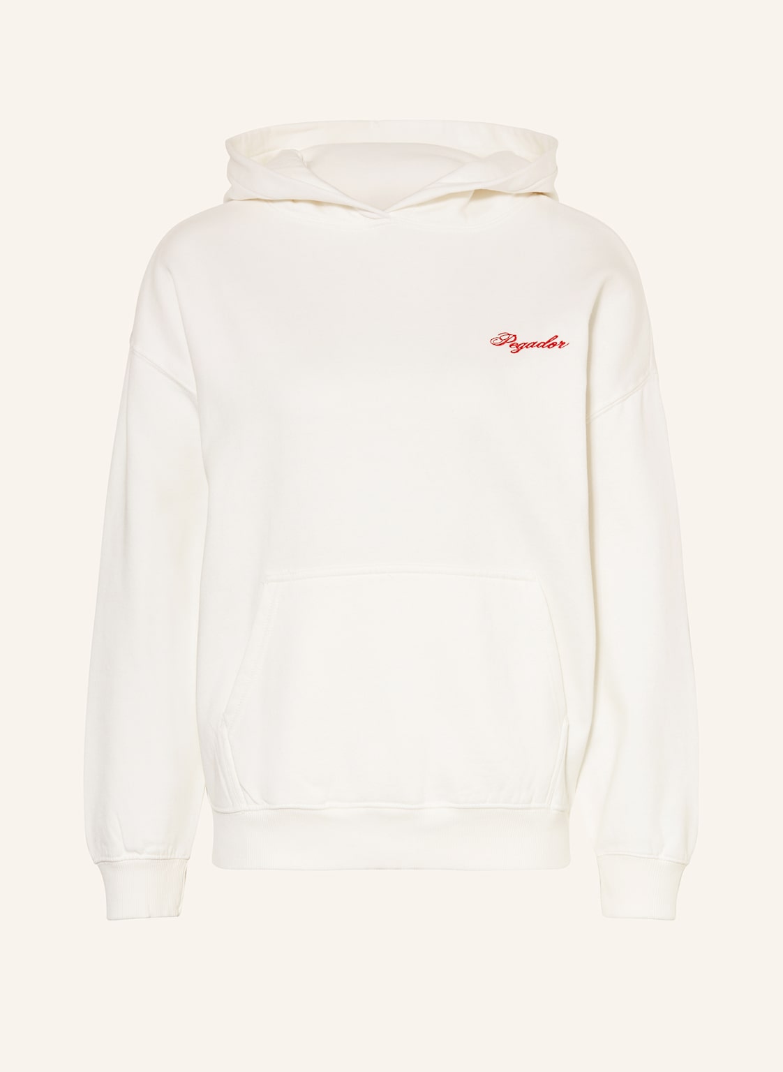 Pegador Oversized-Hoodie Felin weiss von PEGADOR
