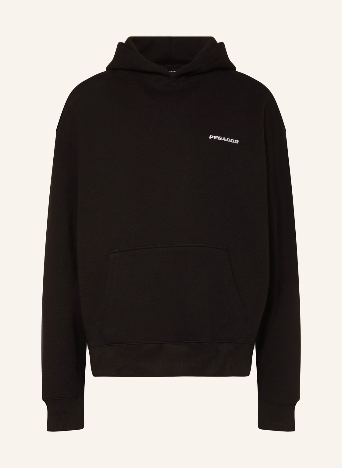 Pegador Oversized-Hoodie Tate schwarz von PEGADOR