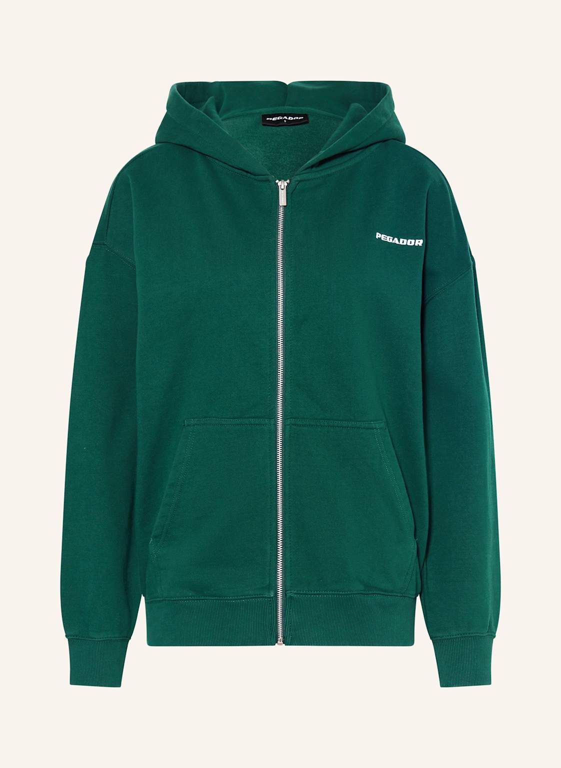 Pegador Oversized-Sweatjacke Clarita gruen von PEGADOR