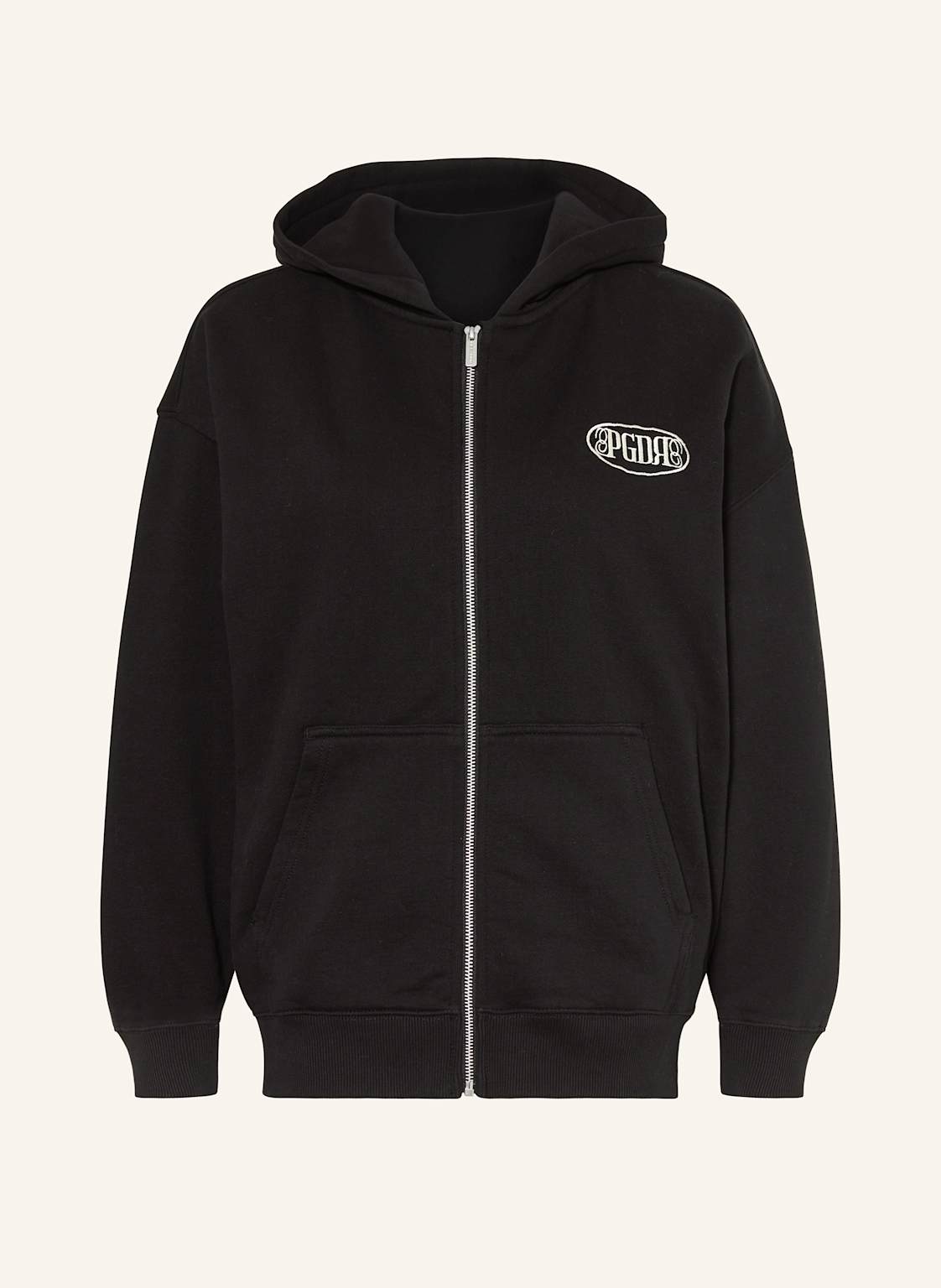 Pegador Oversized-Sweatjacke Helena schwarz von PEGADOR