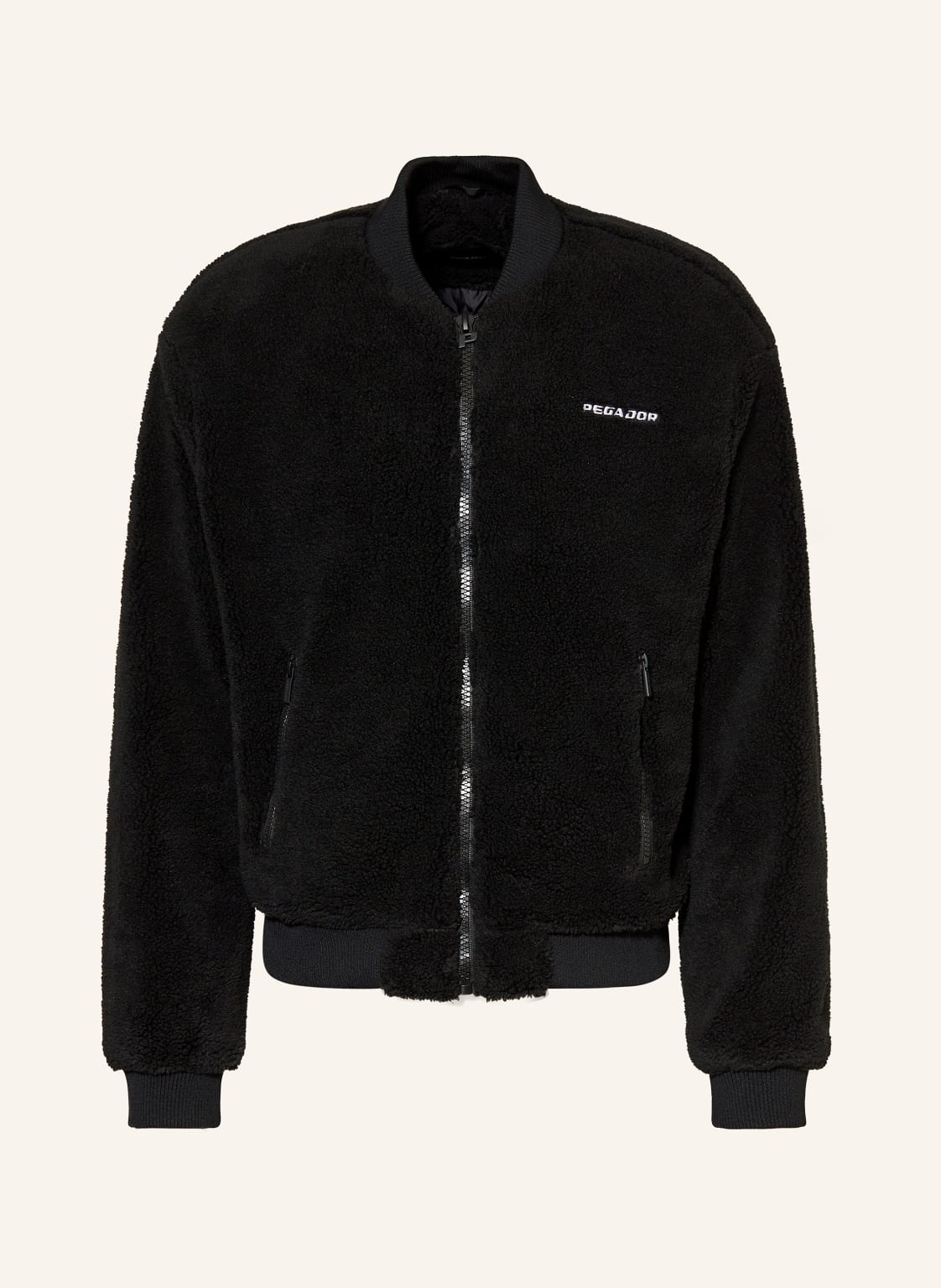 Pegador Teddyfell-Blouson Ember schwarz von PEGADOR