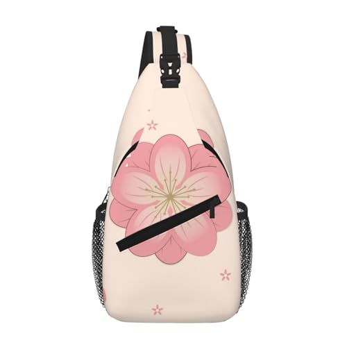 PEGQCVAM Little Pink Cherry Blossoms Cross Chest Bag Diagonal Großes Fassungsvermögen, verstellbare Schultergurte, Getränkehalter und Schirmhalter auf beiden Seiten. PEGQCVAM Little Pink Cherry Blossoms Cross Chest Bag Diagonal Großes Fassungsvermögen, verstellbare Schultergurte, Getränkehalter und Schirmhalter auf beiden Seiten. von PEGQCVAM