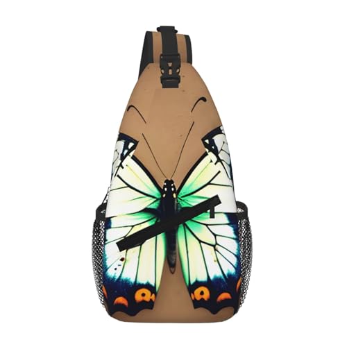PEGQCVAM Süße Little Butterfly Cross Brusttasche diagonal Großes Fassungsvermögen, verstellbare Schultergurte, Getränkehalter und Regenschirmhalter auf beiden Seiten. PEGQCVAM Süße Little Butterfly Cross Brusttasche diagonal Großes Fassungsvermögen, verstellbare Schultergurte, Getränkehalter und Regenschirmhalter auf beiden Seiten. von PEGQCVAM