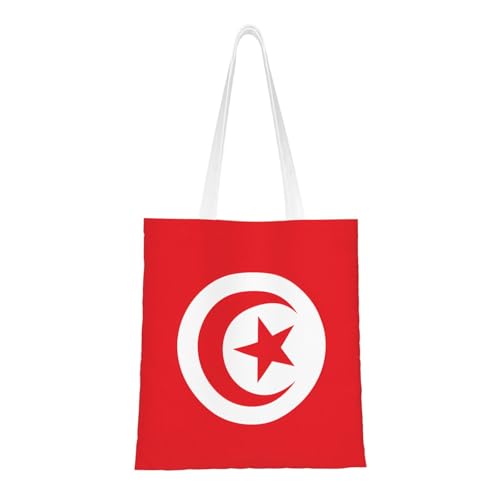 Taschen mit tunesischer Flagge. Leichtes Segeltuch, doppelte Griffe, stilvolle Damen-Tragetasche, perfekt zum Einkaufen, für die Arbeit und den Alltag. Taschen mit tunesischer Flagge. Leichtes Segeltuch, doppelte Griffe, stilvolle Damen-Tragetasche, perfekt zum Einkaufen, für die Arbeit und den Alltag. von PEGQCVAM