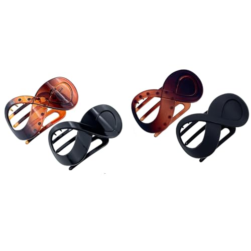 PEILINZE Haarklammer mit flachem Clip, elegant, breit, Haarspangen, starker Halt, Haarnadel für Mädchen von PEILINZE