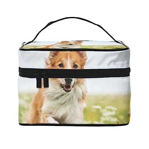 PEIXEN Make-up-Tasche für Hunde, tragbar, Kulturbeutel, Aufbewahrung, Organizer, Reise-Make-up-Tasche für Frauen, schwarz, Einheitsgröße, Schwarz , Einheitsgröße von PEIXEN