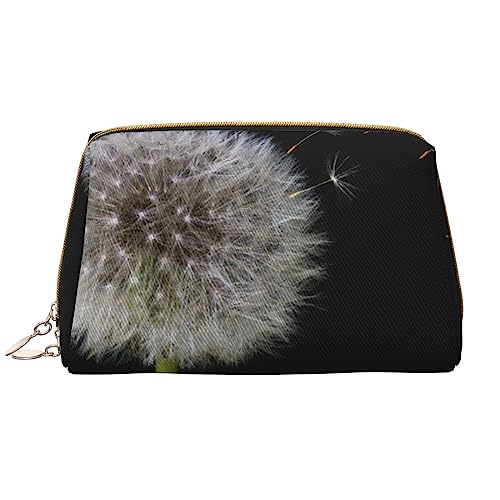 PEIXEN Pusteblume Samen Make-up Tasche PU Leder Reise Kosmetiktasche Tragbare Reißverschluss Kulturbeutel Aufbewahrungstasche Für Frauen, Weiß, Einheitsgröße, weiß, Einheitsgröße von PEIXEN