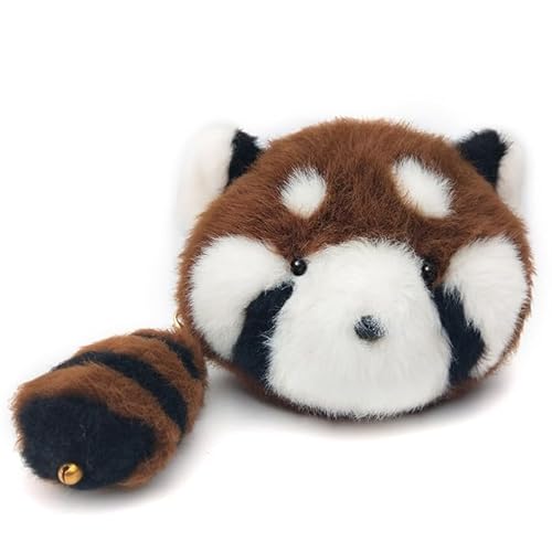 Little Red Panda Geldbörse Münze Geldbörse Shell Mini Pouch Geldbörse Change Bag Schultasche Anhänger Schlüsselanhänger Geldbörse (Dark Brown) von PEKJDS