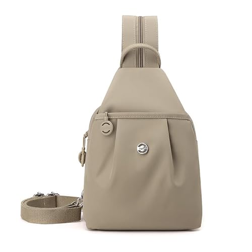 Wasserdichte Pendler Tasche-Schultertasche-Diebstahlschutz Reisetasche für College und im Freien, wasserdichte Oxford große Kapazität Cabriolet Schulter 2-Wege Pendler Tasche (Beige) von PEKJDS