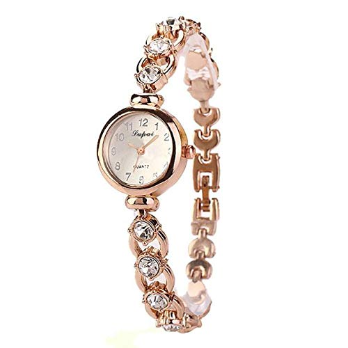 PEKLOKIW Herrenuhren Armbanduhren Für Herren,Intelligente Kinderuhr Femmes Uhr Mode Femmes De De Chaude Montre Damenuhr (Gold, One Size) von PEKLOKIW