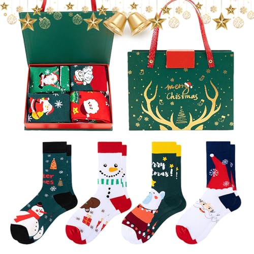 Cartoon Weihnachtssocken für Erwachsene - Urlaub Damen Herren Bequeme weiche Socken,Weihnachtsgeschenke, Wintersocken für Weihnachtsfeier, Esszimmer, Wohnzimmer, Schlafzimmer, Arbeitszimmer Pekmar von PEKMAR