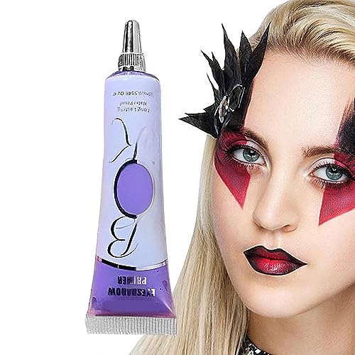 Eye Primer Lidschattenbasis | Wasserdichter Lidschatten-Basis-Concealer, feuchtigkeitsspendend,15 ml volldeckende Halloween-Farb-Concealer-Creme-Lidschatten-Basis für langanhaltendes tägliches Pekmar von PEKMAR