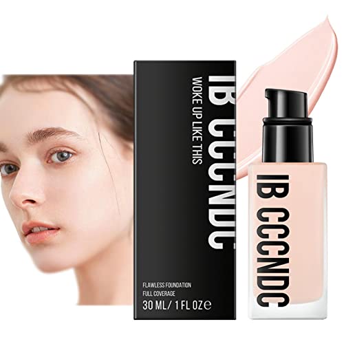 Flüssige Foundation | Langanhaltende Make-up-Creme zur Ölkontrolle,Flüssige Foundation mit vollständiger Abdeckung für Frauen und Mädchen, Flecken, Hautabdeckung unter den Augen Pekmar von PEKMAR