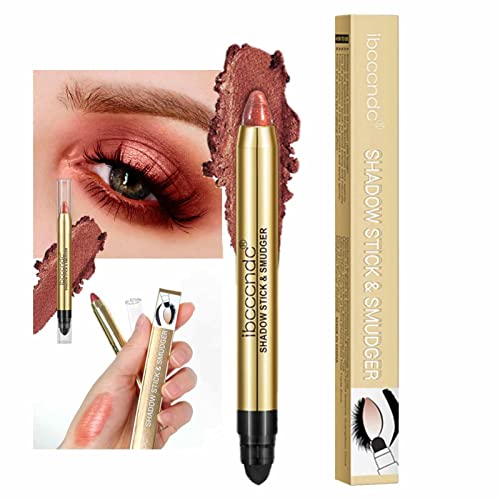 Highlighter Lidschattenstift | 2-Endiger natürlicher wasserfester Lidschattenstift | Langanhaltender, schimmernder Creme-Lidschatten-Stift für Partybevorzugung Pekmar von PEKMAR