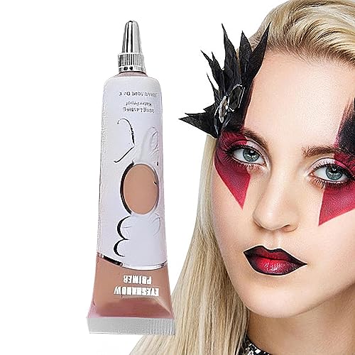 Lidschatten-Primer,Wasserdichter Lidschatten-Basis-Concealer, feuchtigkeitsspendend - 15 ml volldeckende Halloween-Farb-Concealer-Creme-Lidschatten-Basis für langanhaltendes tägliches Pekmar von PEKMAR