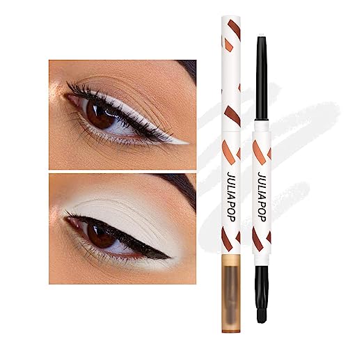 Lidschattenstift | Creme-Gel-Textur, mehrfarbiger Eyeliner-Make-up-Stift mit Pinsel | Schnell trocknender und langlebiger Augenstift als Geschenk-Make-up-Zubehör für den täglichen Gebrauch Pekmar von PEKMAR